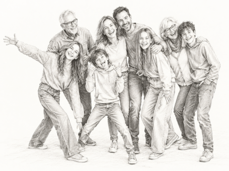 Mini-Shooting Großfamilie